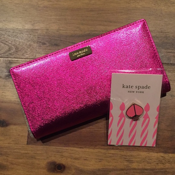 kate spade Handbags - Authentic Kate Spade Stacy wallet & pin w bonus 🎁